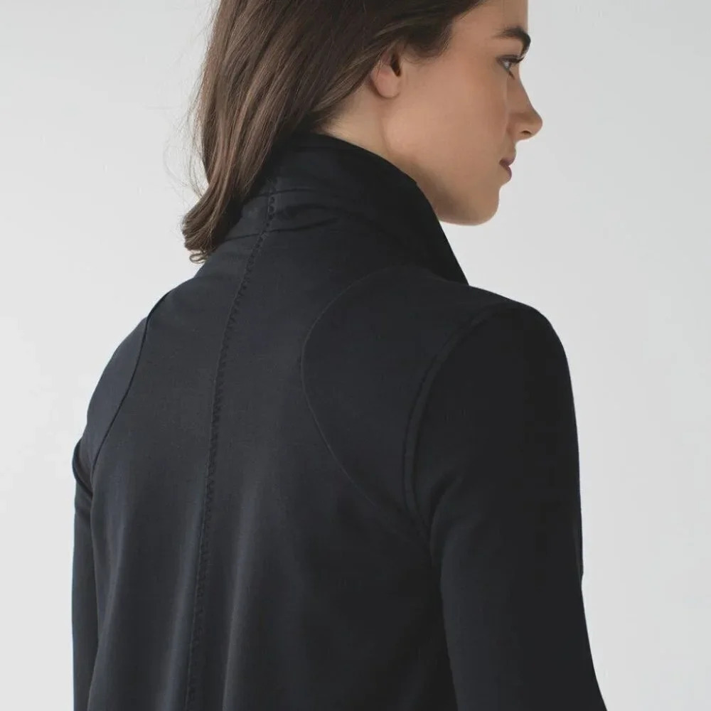 Lululemon That's A Wrap  Cardigan In Black - Picture 2 of 16